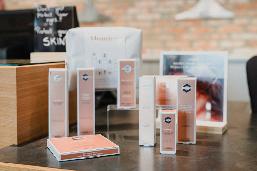 product line up from medical-grade skincare brand AlumierMD